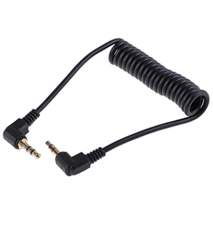 AUX Cable – Right Angled 3.5mm to Right Angled 3.5mn Male Spring  Audio Wire