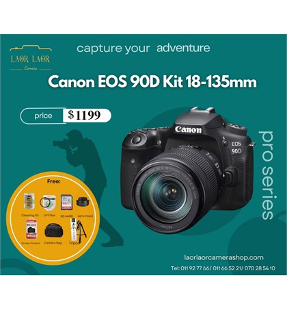 Canon EOS 90D kit 18-135mm USM