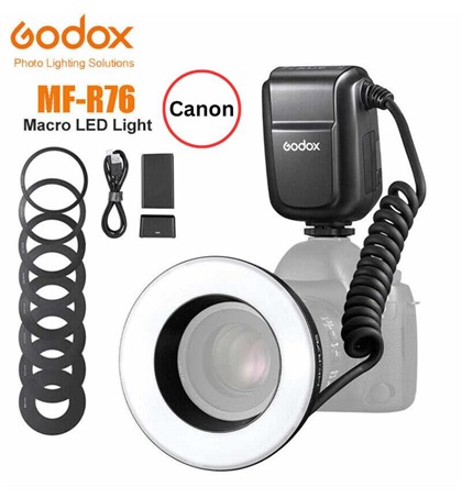 Godox Macro Ring Flash MF-R76 TTL For Canon