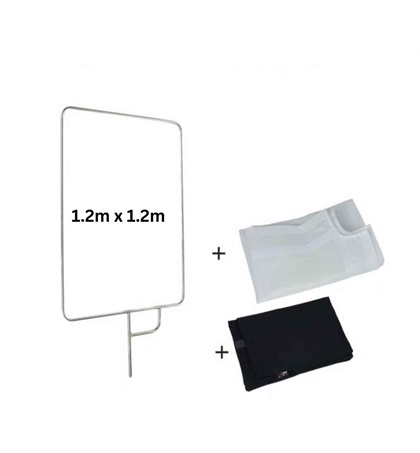 Cutter Scrim Frame with Soft and Black 1.2x1.2m